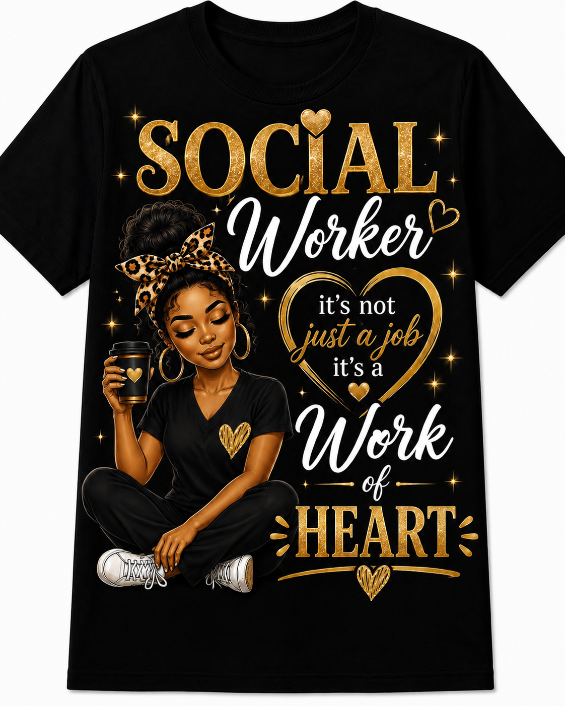 Work of Heart Tee - Social Work Tshirt only