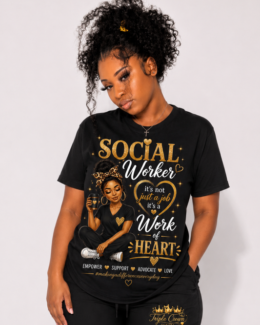 Work of Heart Tee - Social Work Tshirt only