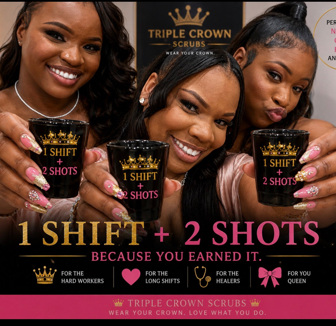 1 Shift + 2 Shots (2 Glasses)