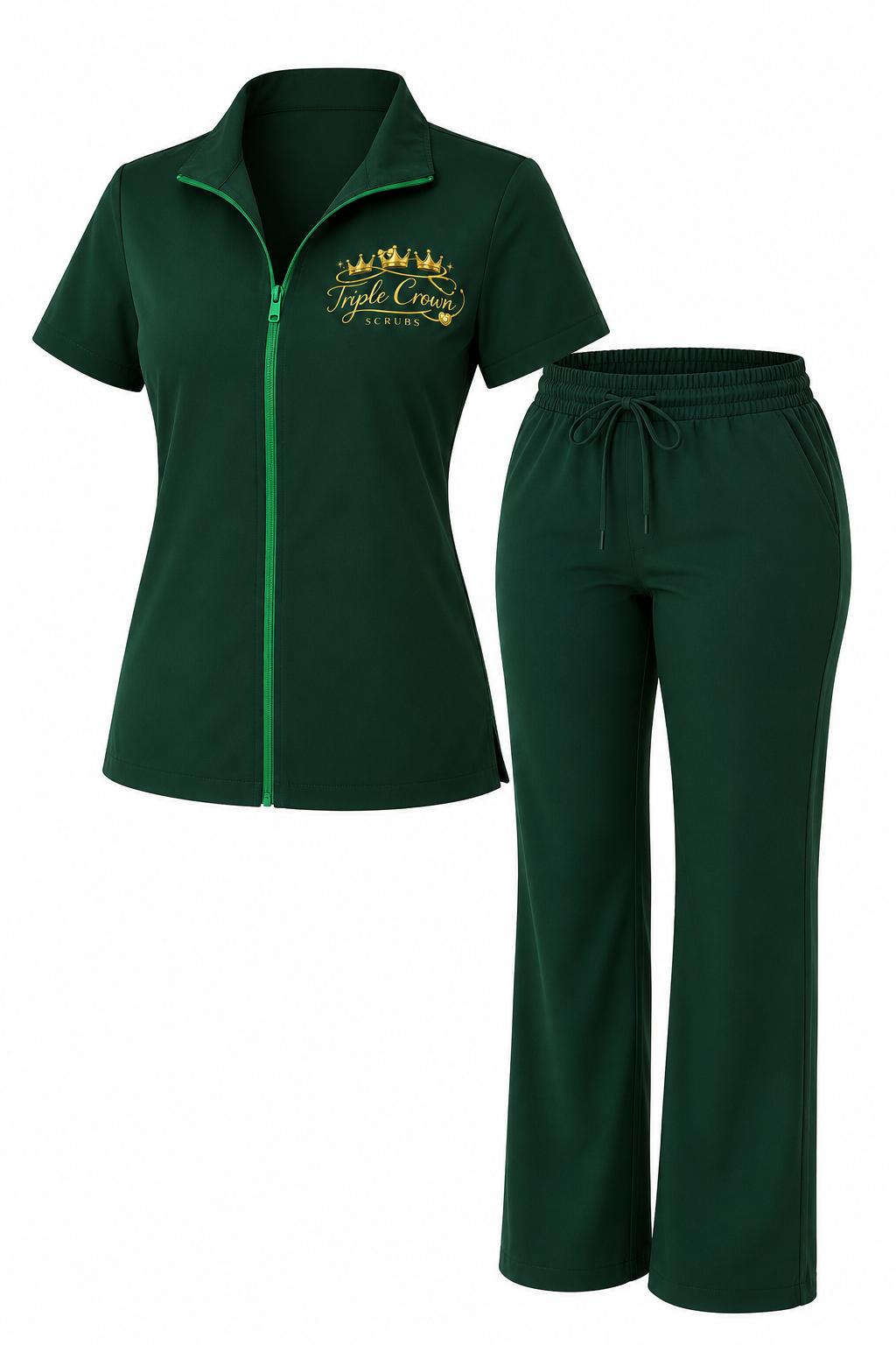 Dressed Down Scrub Set - Green