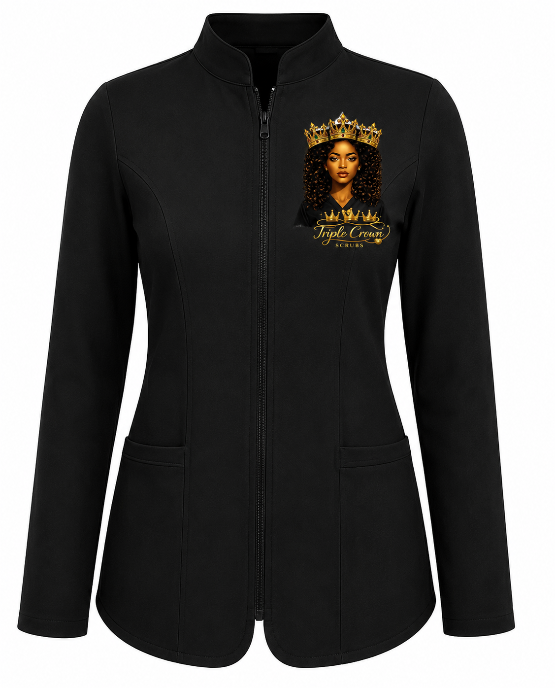 Limited Edition Royalty Scrub Jacket - Black