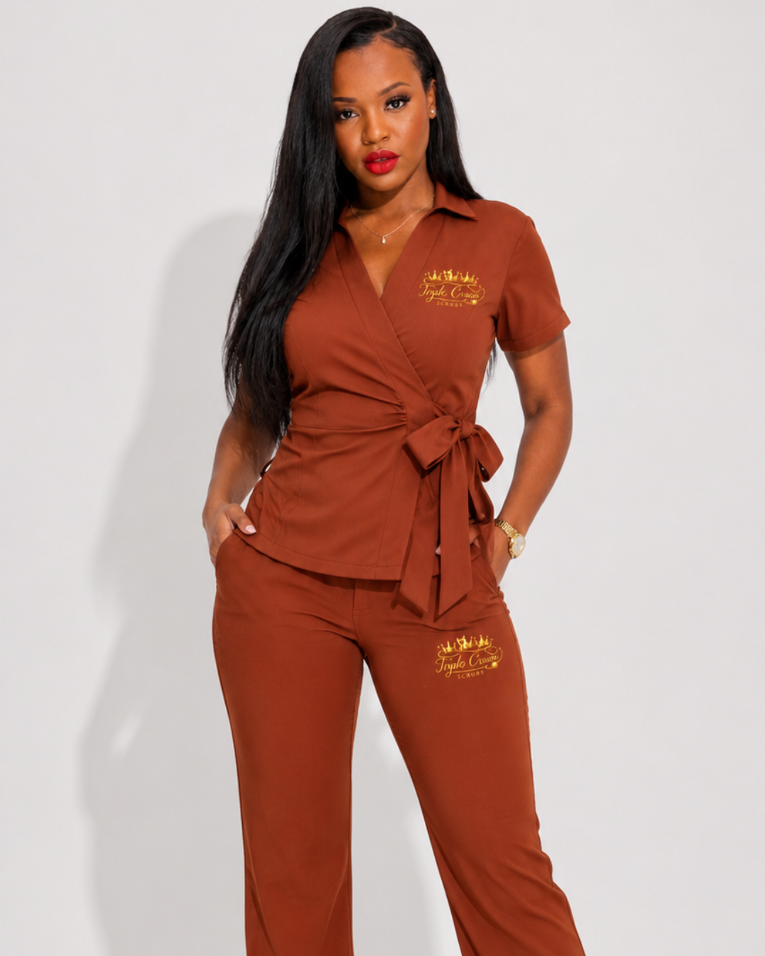 Beauty In Me 3 Piece Scrub Set - Bronze