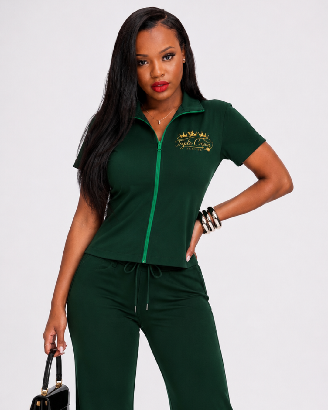 Dressed Down Scrub Set - Green