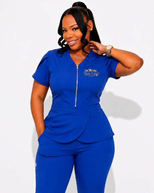Give Them The Blues 2 pieces Scrub Set - Blue