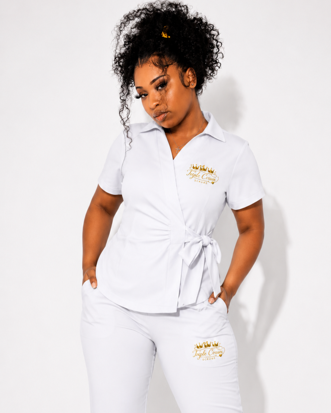 Beauty In Me 3 Piece Scrub Set - White