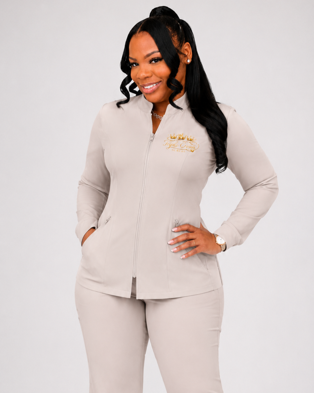 Off Duty Style Jacket - Peachy