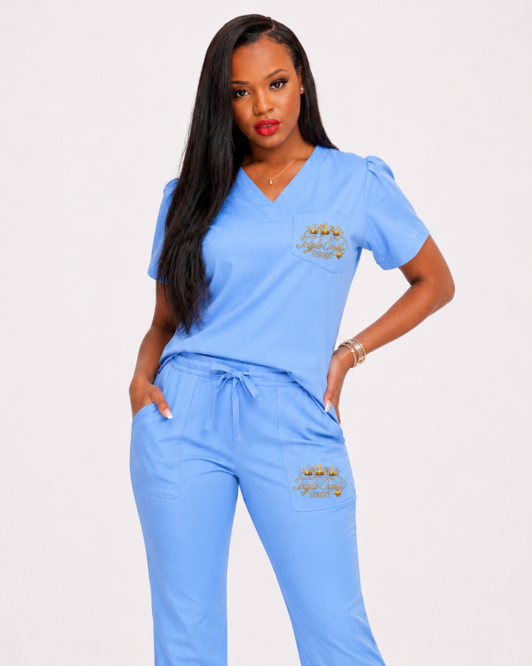 Blue breeze Scrub Set 2 piece