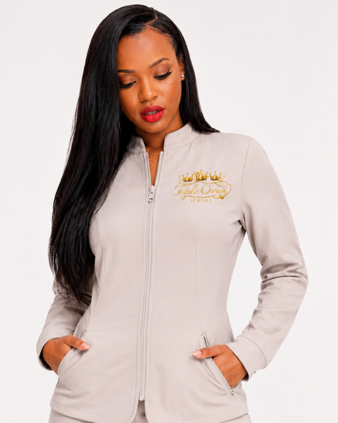 Off Duty Style Jacket - Peachy